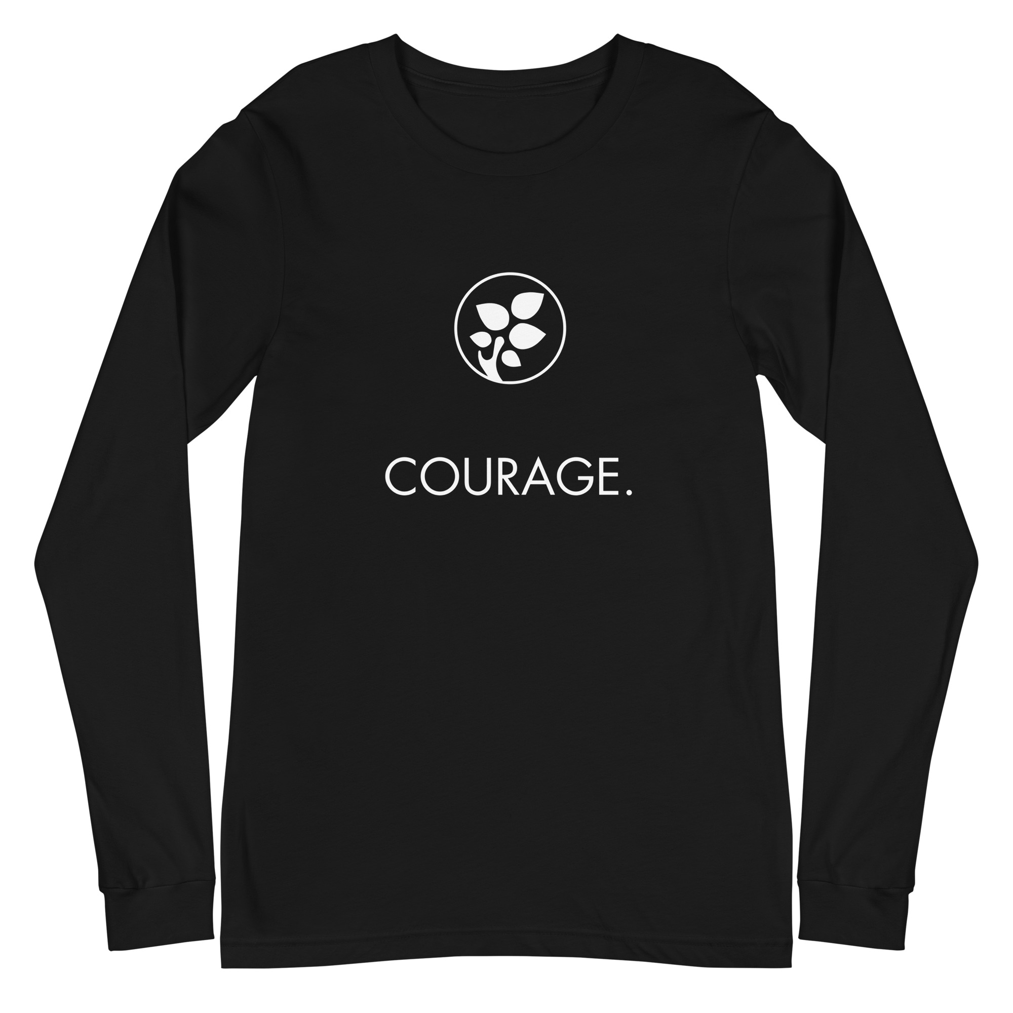 COURAGE. Long Sleeve Tee - Image 3